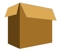 коробка 3d