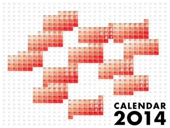 креативные дизайны календарей