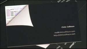 дизайн визитной карточки веб дизайнера