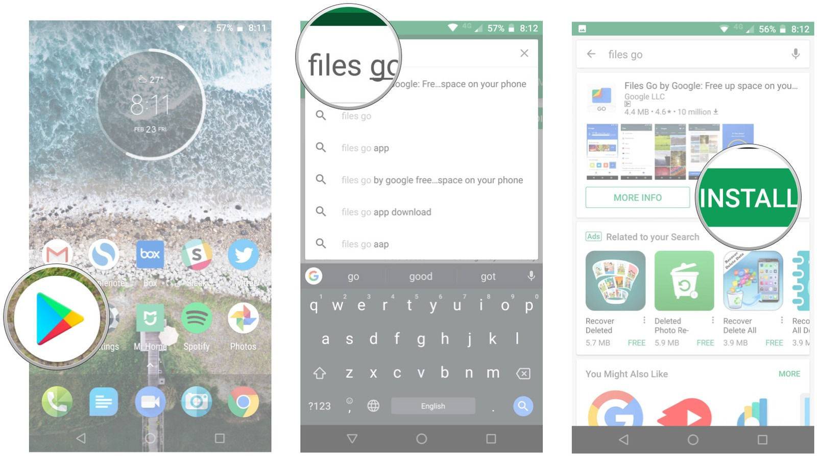 Google Files Go: шустрое приложение для очистки смартфона