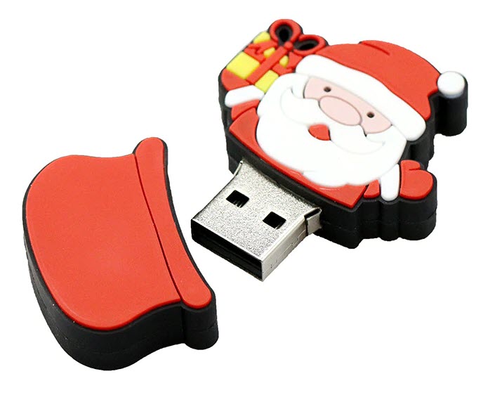 USB-накопитель с новогодней тематикой