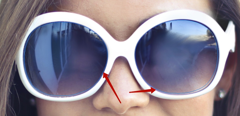 Как менять отражение в очках на фото в Фотошопе версии 2.0